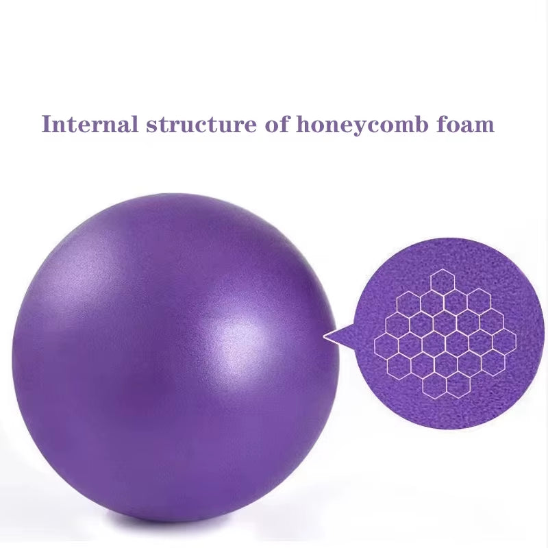 25Cm Pilates Ball Explosion-Proof Yoga Core Ball Indoor Balance Exercise Gym Ball for Fitness Pilates Equipment