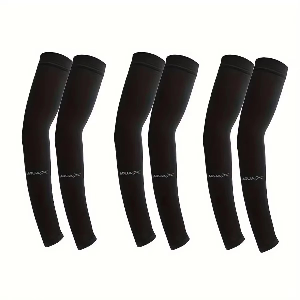 3Pcs Unisex Ice Silk Arm Sleeves for Summer Sun Protection Outdoor Cycling UV Protection Cooling Men'S Women'S Gloves